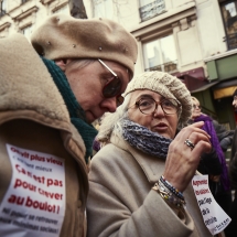Manifestation contre l'allongement de l'age de la retraite à 64 ans